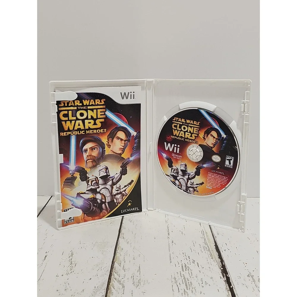 Star Wars the Clone Wars Republic Heroes - Nintendo Wii